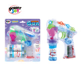 P.JOY BUBBLE GUN WITH LIGHTS B/O