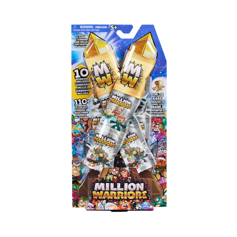 Million Warriors Warrior Pack Fig Asst(Assorted - Includes 1) by Million Warriors for kids - toys