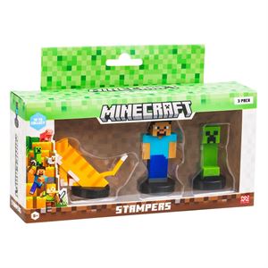 Minecraft Stampers 3Pk Asst.-ACTION FIGURES & PLAYSETS-Minecraft-