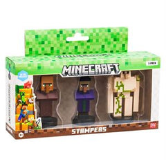 Minecraft Stampers 3Pk Asst.-ACTION FIGURES & PLAYSETS-Minecraft-
