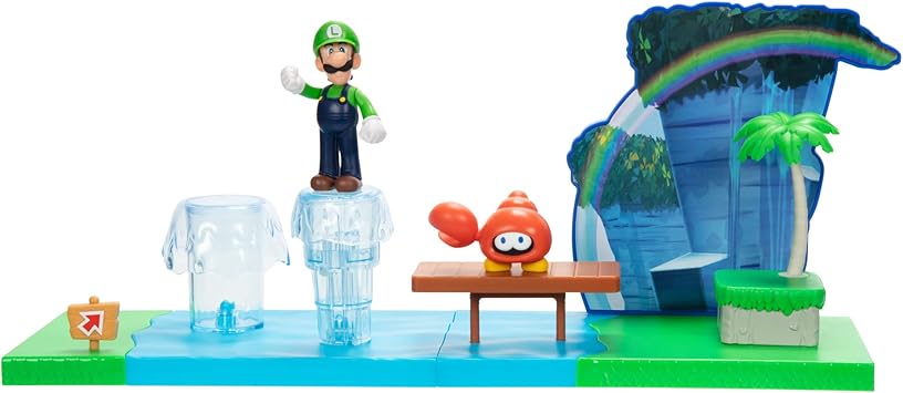 Nintendo 2.5" Sparkling Waters Playset by World of Nintendo for kids - toys