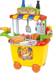 Gourmet Hot Dog Cart - 30 Pcs-Baby, Toddler & Preschool-Play Go-4892401035127
