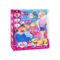P.Joy Leila Bath Dog-Dolls & Accessories-P.JOY-6291061133477