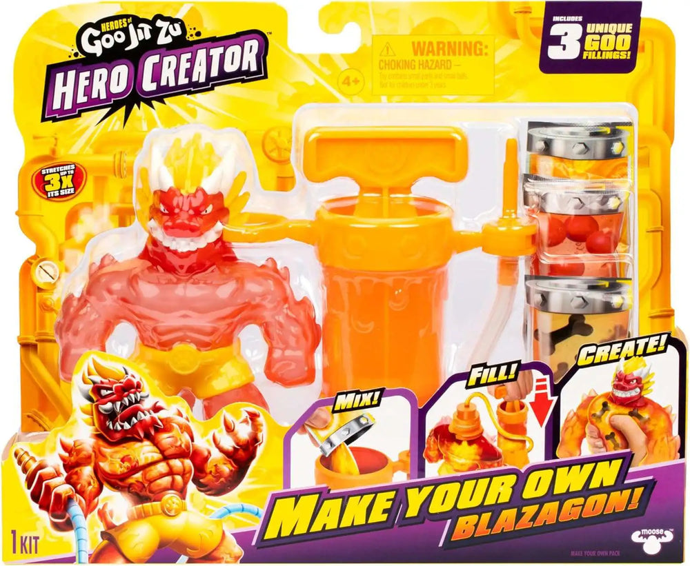 HGJZ HCRTR MYO PK BLAZAGON-Slime & Dough-Go Jit Zu-630996427859
