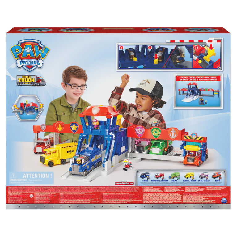 Paw Patrol Big Truck Highway Rescue Hq-Paw Patrol-778988439234