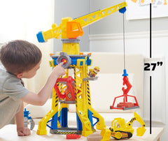 Rubble & Crew Bark Yard Crane Tower-ACTION FIGURES & PLAYSETS-Rubble & Crew-778988486221