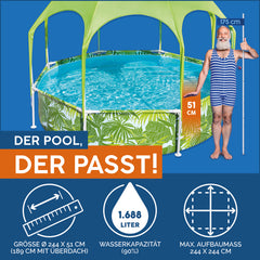 Bestway Pool Summer Splash N Shade 244X51-SWIMMING POOL-Bestway-