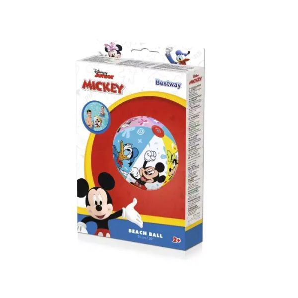 Bestway Beach Ball Mickey&Friends 51Cm-ACCESSORIES & TUBS-Bestway-