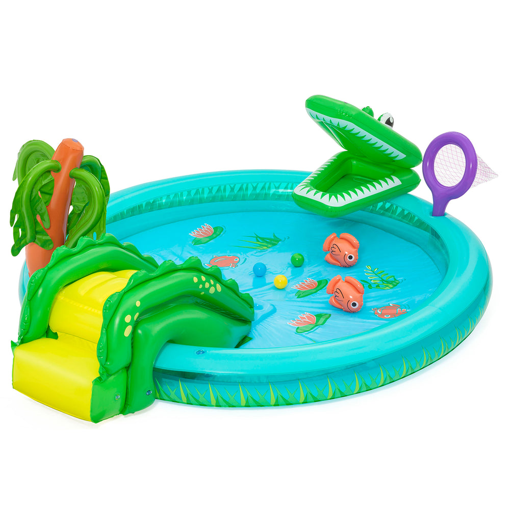 Bestway Playcentr Crocodile Cove 224X181X72 - INFLATABLE POOL - Bestway - Shop in Bahrain