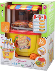 Gourmet Hot Dog Cart - 30 Pcs-Baby, Toddler & Preschool-Play Go-4892401035127