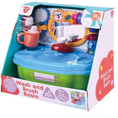Wash And Brush Basin B/O-Preschool-Play Go-4892401025890
