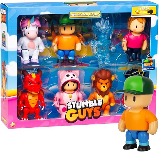 Stumble Guys Miniactionfig38-Pk Dlxasst by Stumble Guys for kids - figures