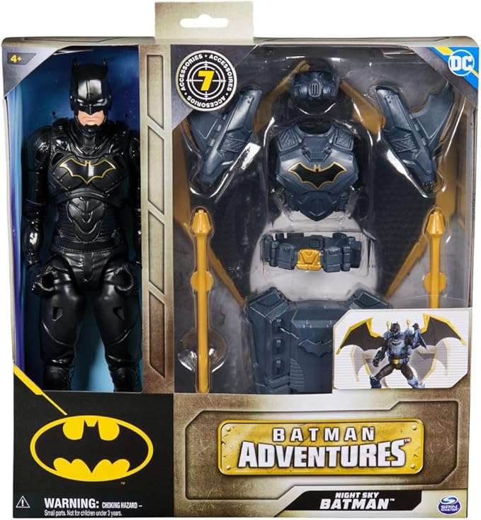 Dc Batman Fig 12" Night Sky Adventures-ACTION FIGURES & PLAYSETS-DC Batman-681147020382