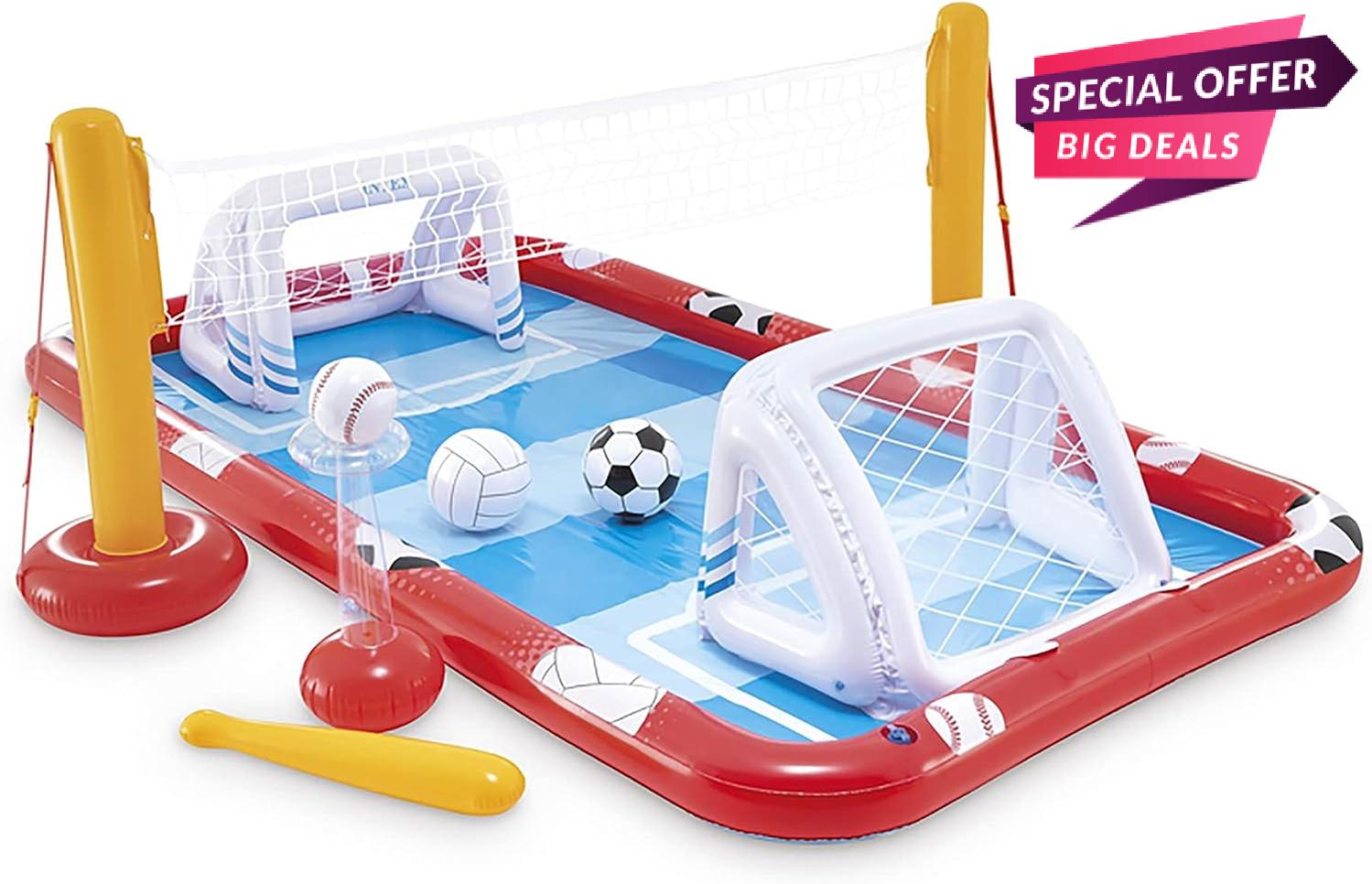 Intex Multisport Inflatable Play Center 325 X 267 X 102 Cm Multicolor 325 X 267 X 102 Cm-INTEX
