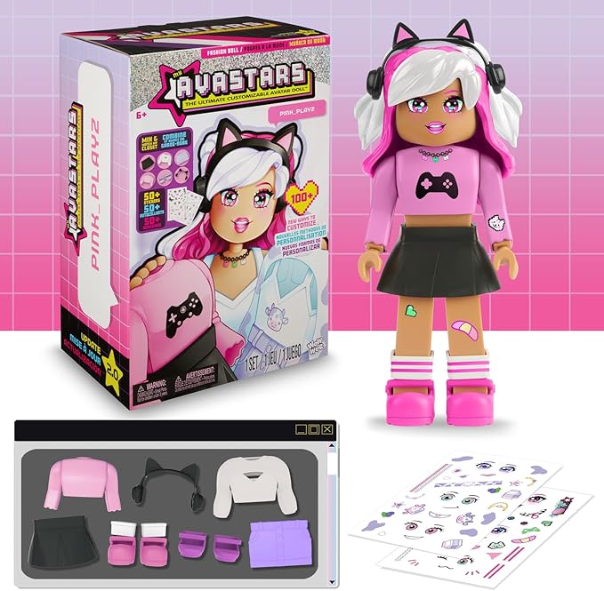 Avastars Core Doll 2.0 - Pink Playz-Dolls & Accessories-Wow Wee-771171126034