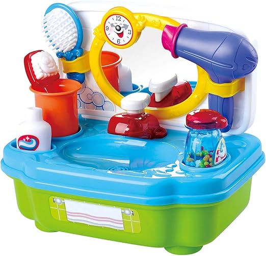 Wash And Brush Basin B/O-Preschool-Play Go-4892401025890