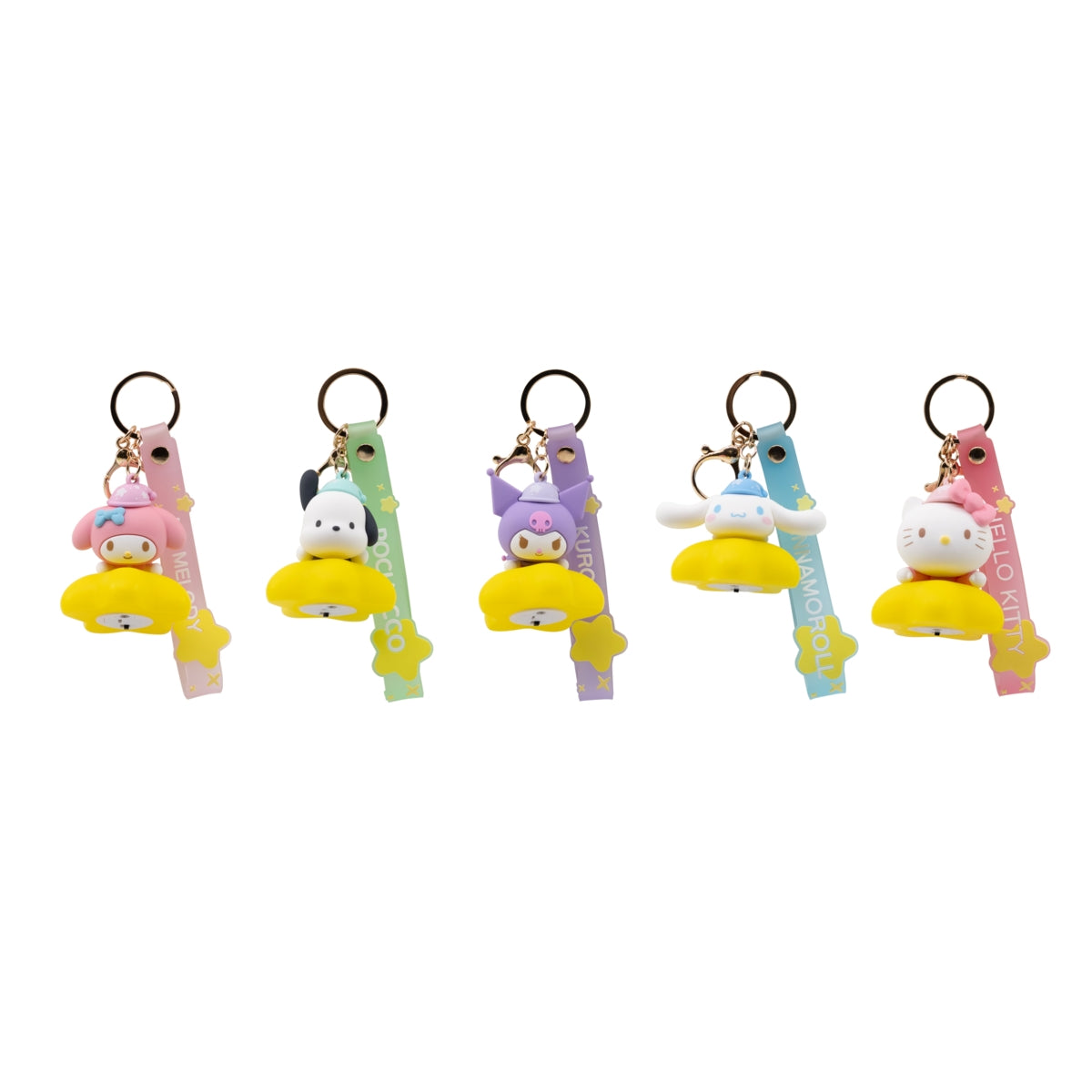 Hello Kitty K.Chain Light Up Pdq12 (Assorted - Includes 1)-Dolls & Accessories-MAXX-