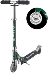 Micro Sprite Forest Green Led-Ride-On & Scooters-Micro-7630053530037