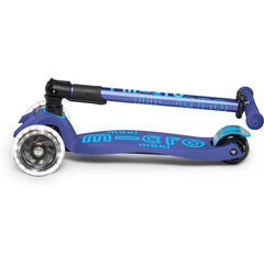 Maxi Micro Deluxe Foldable Navy Led-Ride-On & Scooters-Micro-7630053530273
