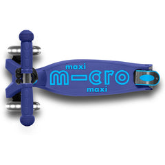 Maxi Micro Deluxe Foldable Navy Led-Ride-On & Scooters-Micro-7630053530273