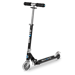 Micro Sprite Black Led-Ride-On & Scooters-Micro-7630053543570