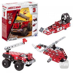 Mec 3 Model Set - Rescue Force-BLOCKS-Meccano-778988138496