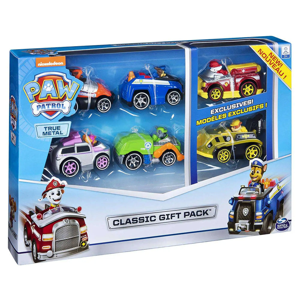 Paw Paw Patrol Die-Cast Vehicle Gift Set-ACTION FIGURES & PLAYSETS-Paw Patrol-