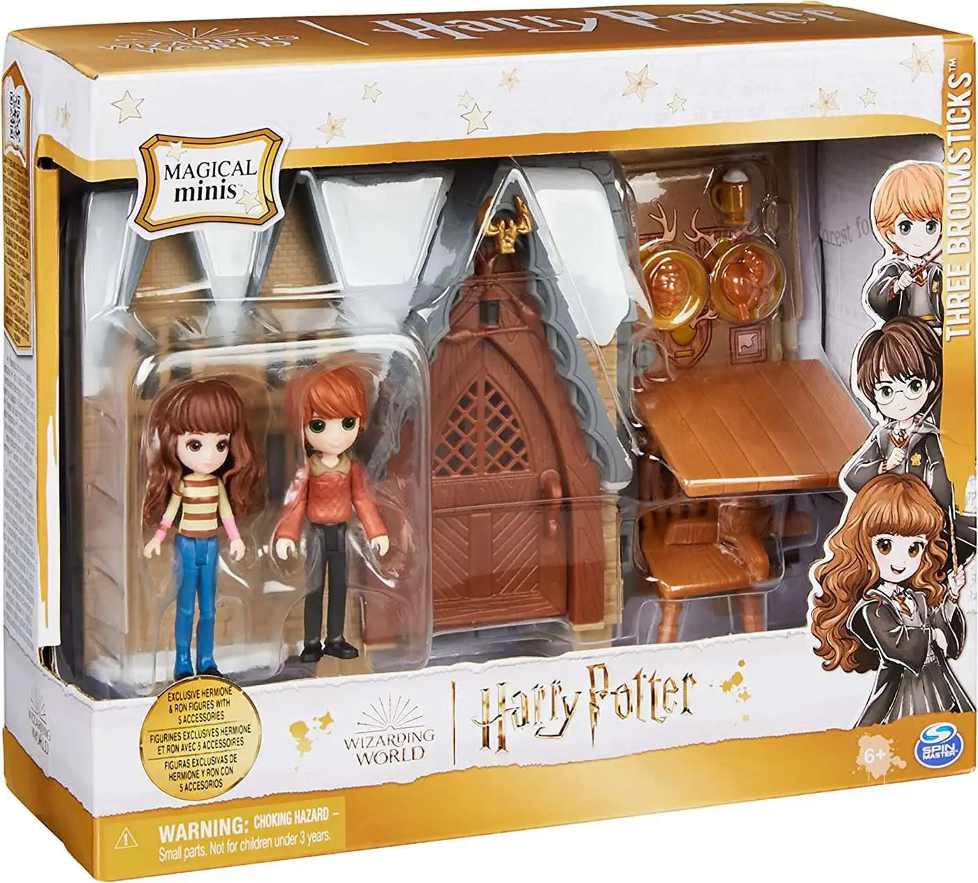 Wwmagicalminithreebroomsticksplyst-Ron&H-Dolls & Accessories-Wizarding World-778988344071