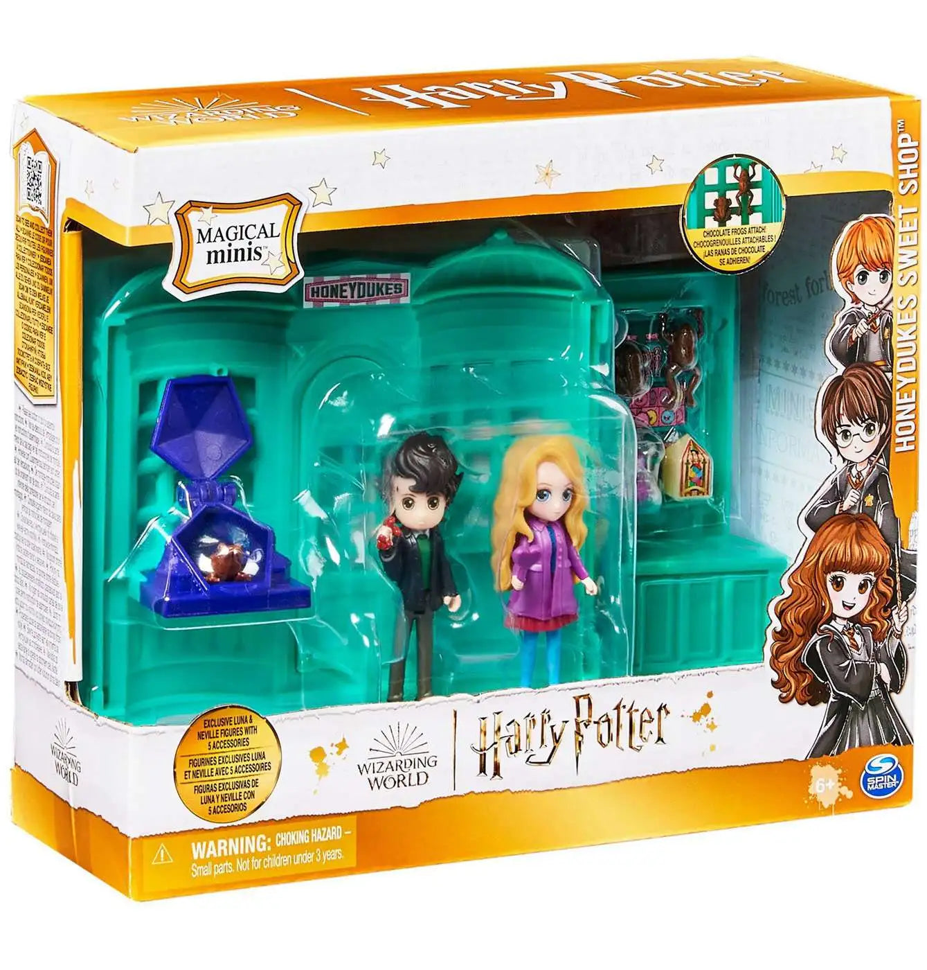 Ww Magicalmini Hduke'Splyst-Neville&Luna-Dolls & Accessories-Wizarding World-778988344224