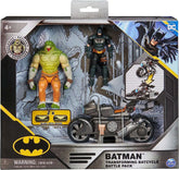 Dc Batman Transforming Batcycle W/Two Figs 4"-ACTION FIGURES & PLAYSETS-DC Batman-778988404348