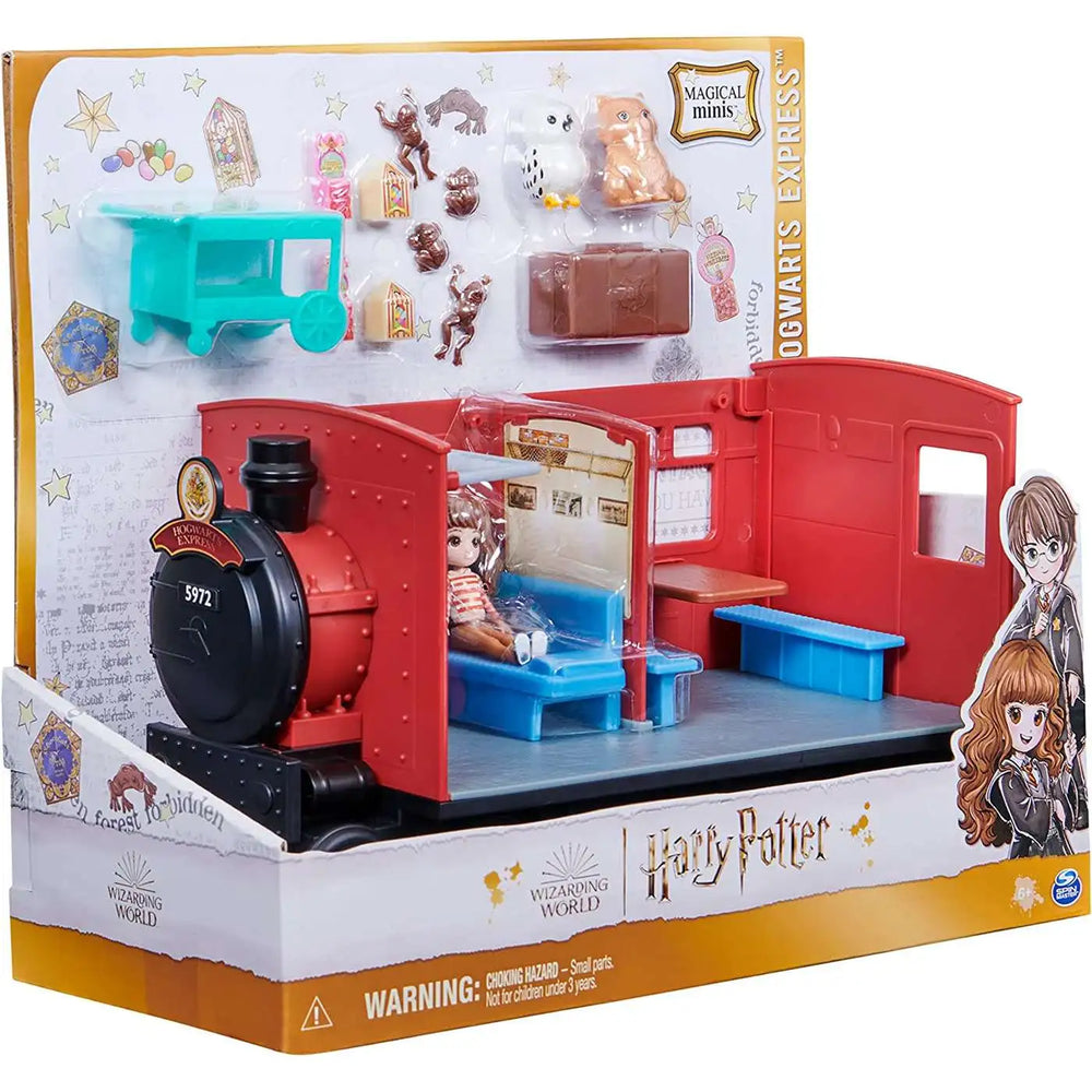 Spin Master Wizarding World Harry Potter, Magical Minis Hogwarts Express Train Toy Play 6064928 by Wizarding World for kids - educational