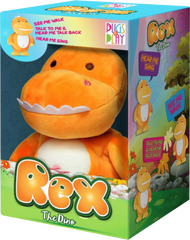 Pugs At Play Walking&Talking Rex 9 B/O-STRIDE