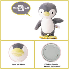 Pugs At Play Walk.&Talking Snowy 9 B/O-STRIDE