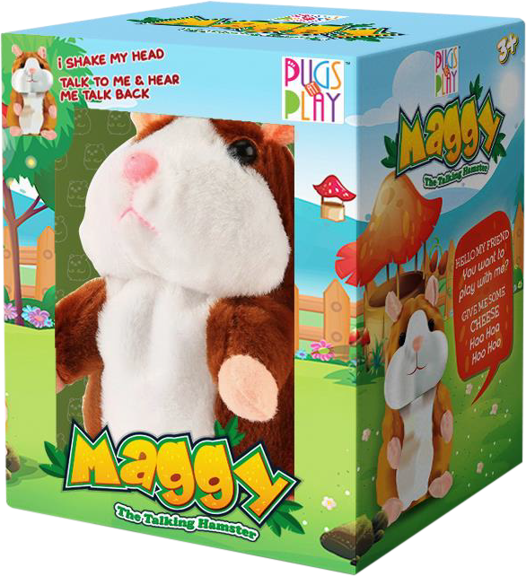 Pugs At Play Talking Maggy 7 B/O - Plush Toys - STRIDE - Shop in Bahrain