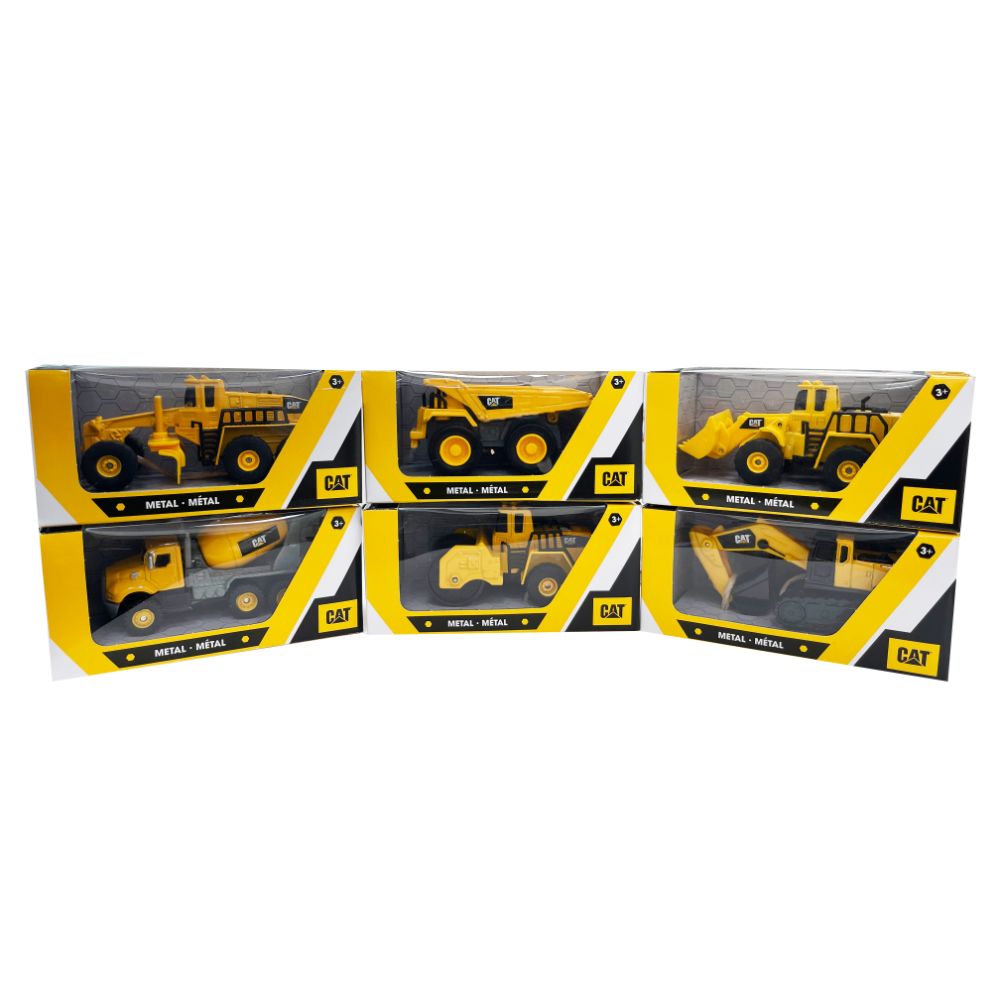 Cat Die Cast Metal Single 4 6Asst(Assorted - Includes 1) - Cars & Vehicles - Cat - Shop in Bahrain
