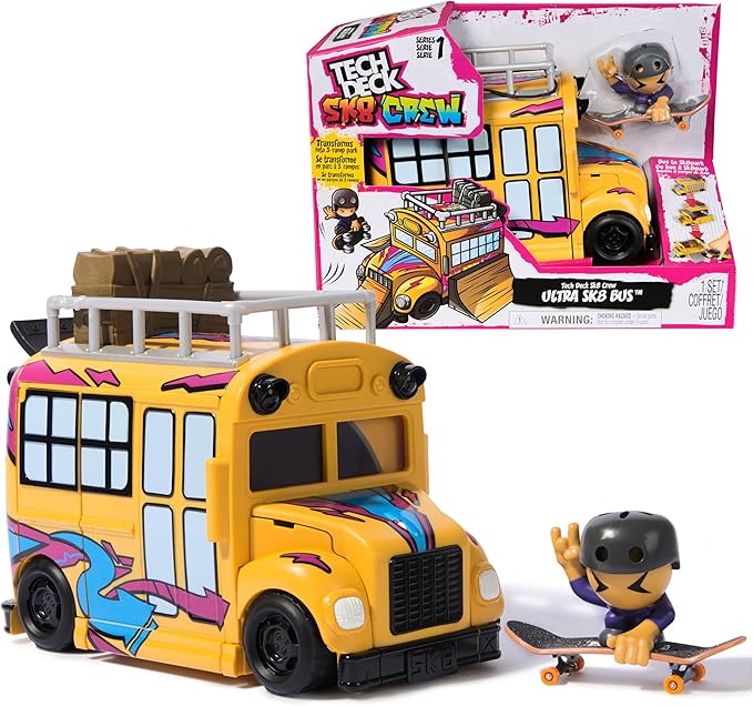 Tech Deck SK8 Crew Ultra SK8 Bus Plyst by Tech Deck for kids - toys