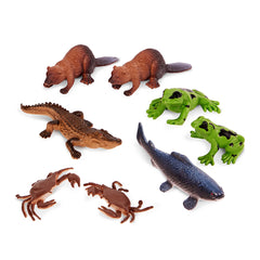 8 Pcs River Animals 8-12 Cm-Animal Figures-Terra-62243499454