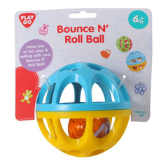 PLAYGO BOUNCE N' ROLL BALL - 2 ASSORTED (TPE OR POE)
