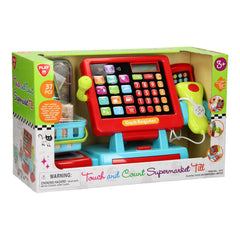 Touch And Count Supermarket Till B/O - 34 Pcs-Play Go-4892401032324