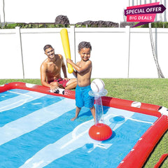 Intex Multisport Inflatable Play Center 325 X 267 X 102 Cm Multicolor 325 X 267 X 102 Cm-INTEX