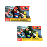 Nintendo 2.5" Spin Out Kart Asst. 2(Assorted - Includes 1)-ACTION FIGURES & PLAYSETS-World of Nintendo-39897860008