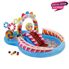 Intex Pool With Slide-INTEX
