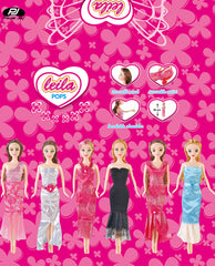 P.Joy Leila Pops 30Cm Cdu6 (Assorted - Includes 1)-Dolls & Accessories-P.JOY-