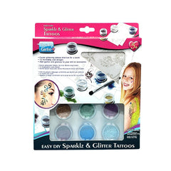 Totally Girlie Easy Diy Sparklz & Glitter Tattoos-Shubaik Lubaik