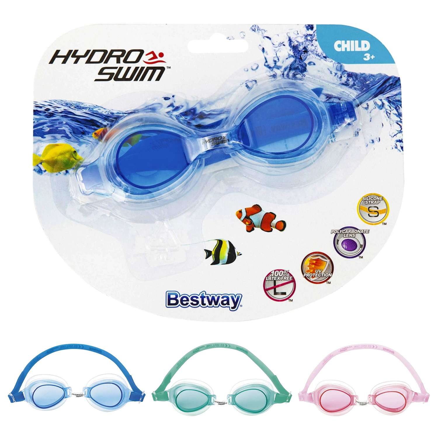 Bestway Hydroswim Lil Lightning Swim Goggle-SWIMMING GOGGLES-Bestway-