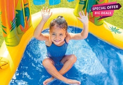 Intex Children'S Dinosaur Paddling Pool & Play Centre | Intex Paddling Pool-INTEX