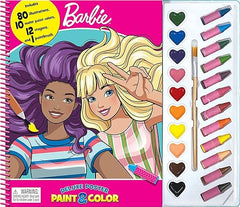 MATTEL BARBIE DELUXE POSTER PAINT & COLOR