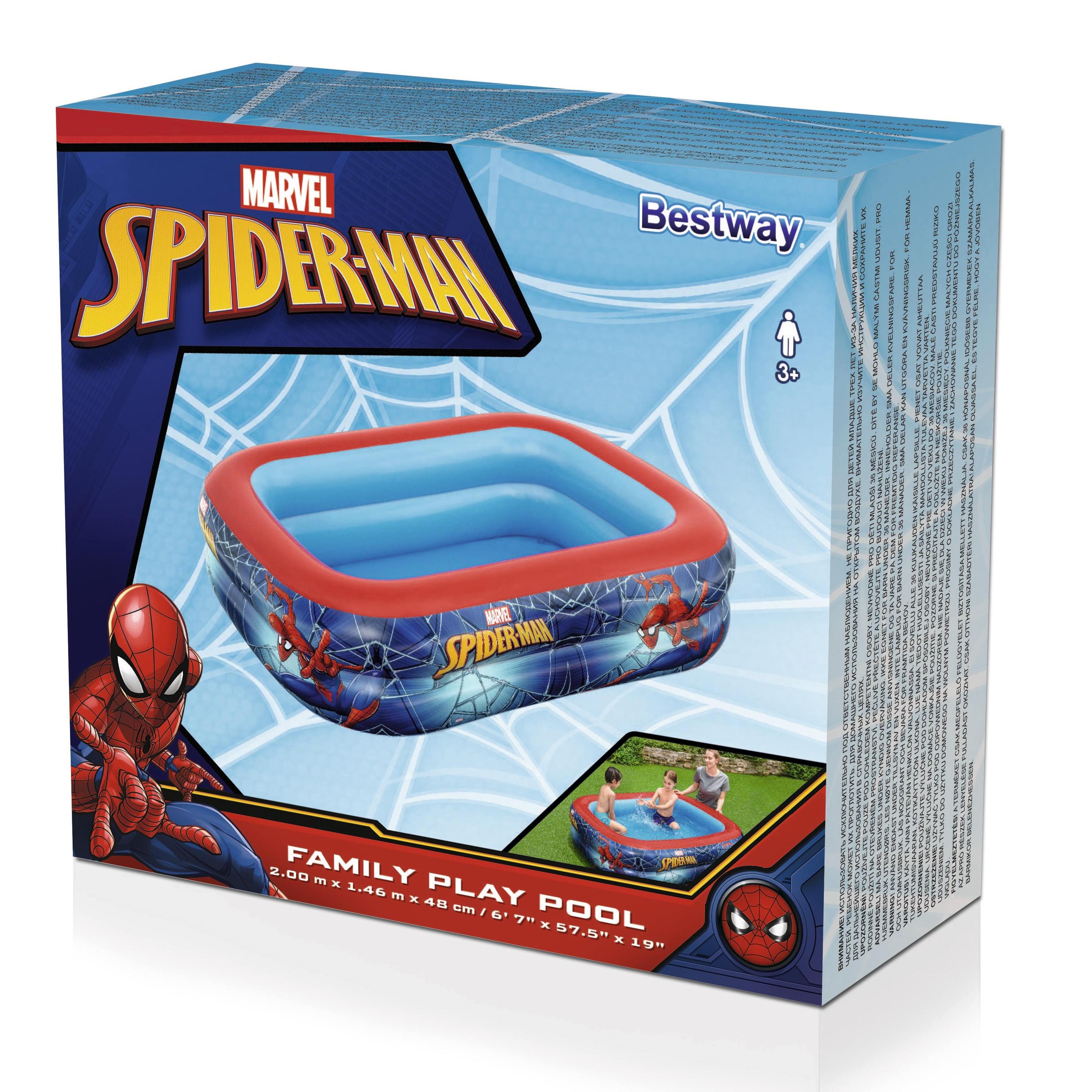 BWAY SPIDERMAN FAMILY POOL 201X150X51 Default Title