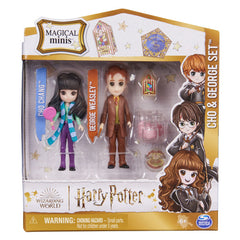 Ww Magical Mini Frindshp Pack-Cho&George-Dolls & Accessories-Wizarding World-778988431801