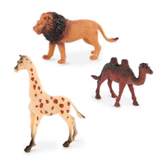 12 Pcs Wild Animals 4-8Cm-Animal Figures-Terra-62243499362